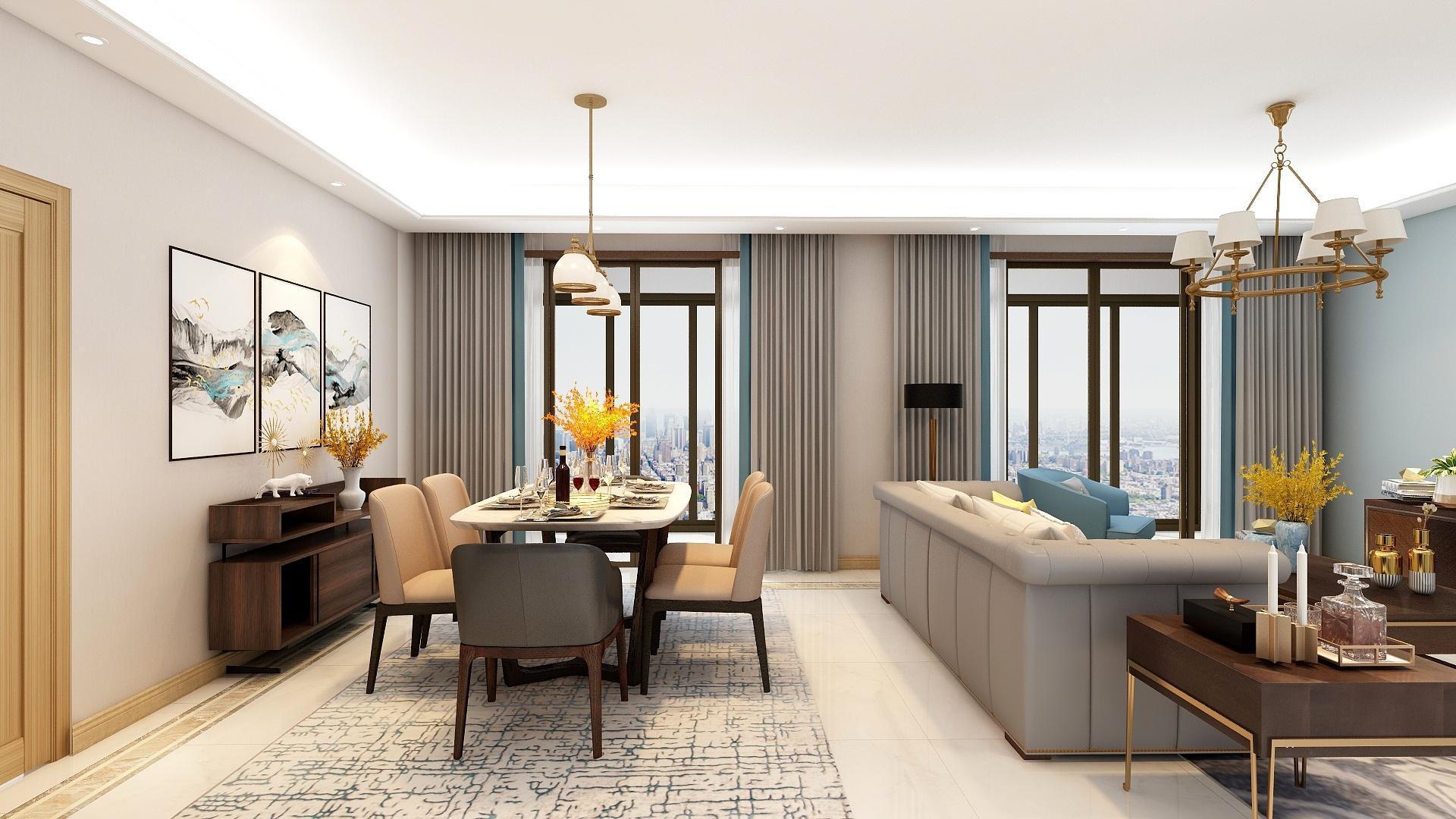 金灣明珠143㎡四室兩廳 經典美式風格，構筑優雅舒適理想家